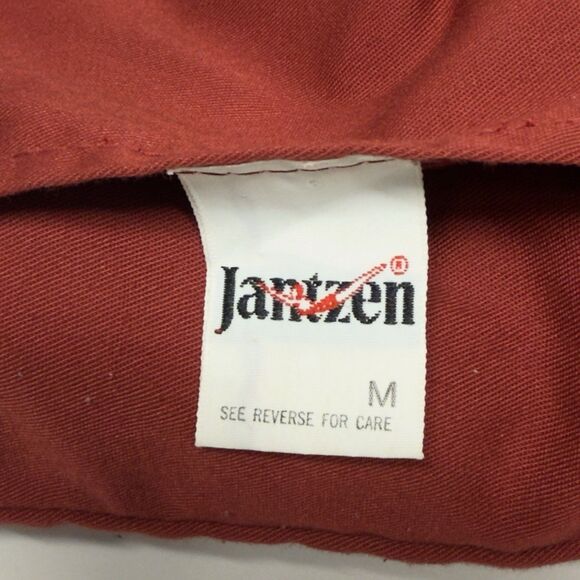 Vintage Jantzen Reversible Vest Jacket Snap Button Pockets Made In USA Women M - Picture 5 of 12